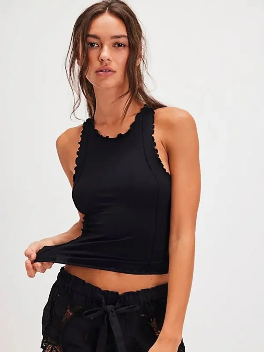 NWT FREE PEOPLE INTIMATELY Better This Way Tank | Black MSRP $38